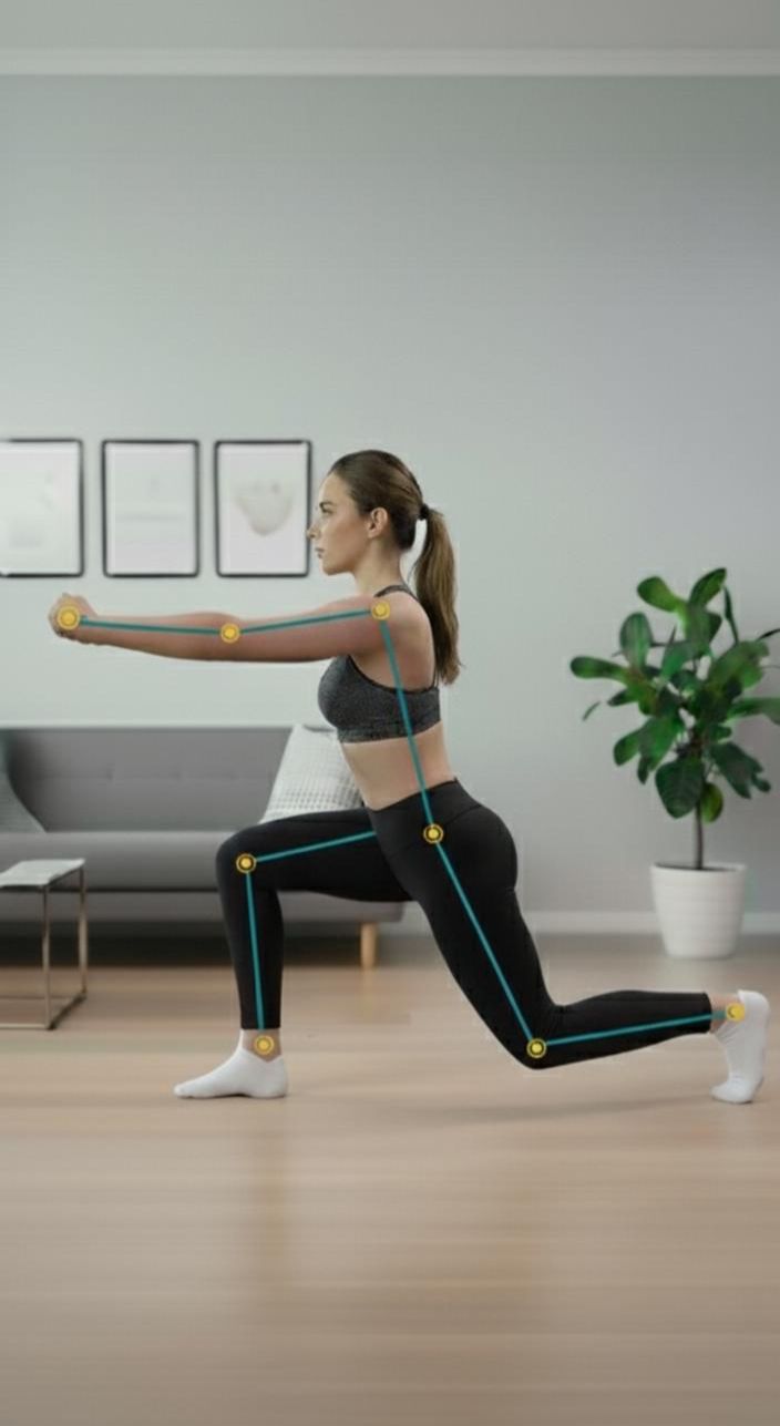 Propose app showing real-time posture analysis